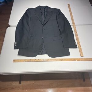 Yves Saint Laurent Rive Gauche size 52/42 (large Slim) Black Sports Jacket